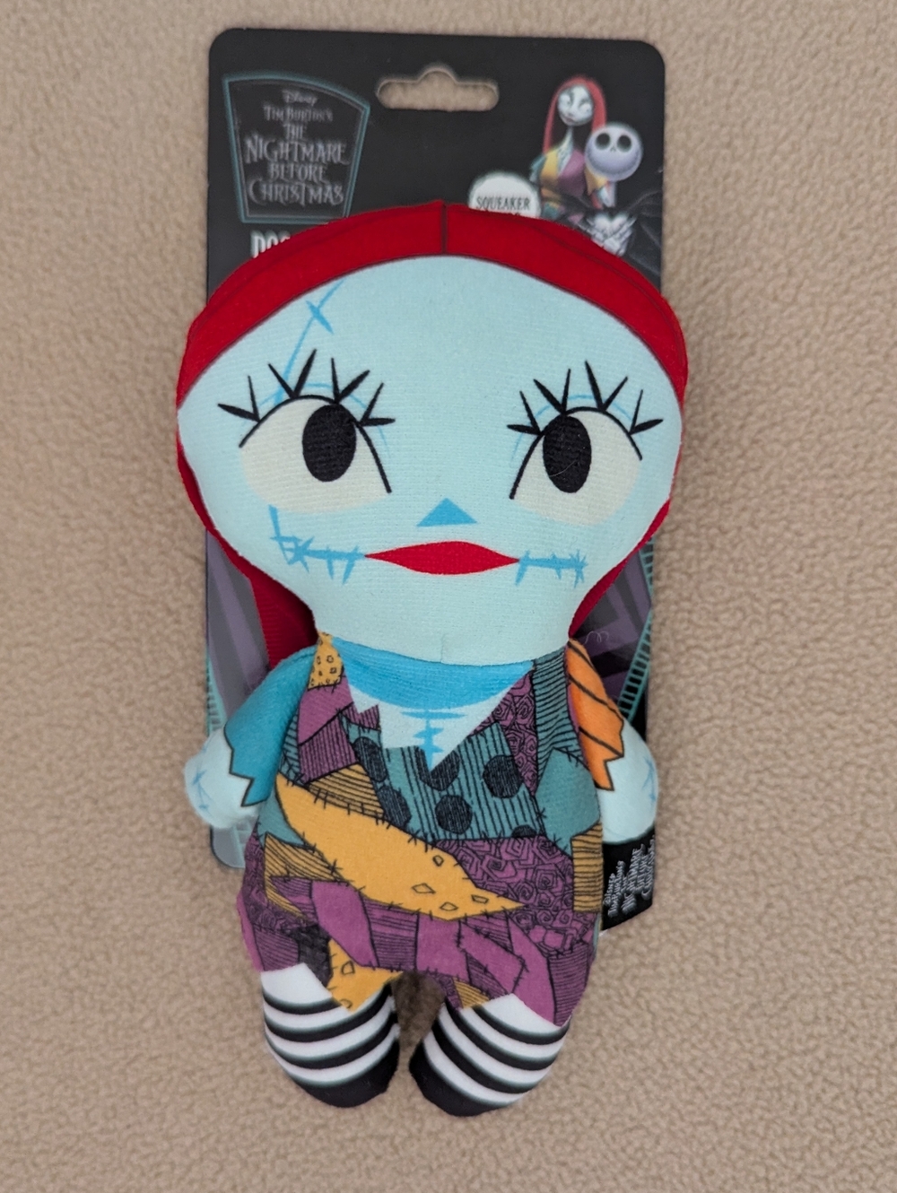 Brand New Sally From Disney The Nightmare Before Christmas Plush Dog Toy